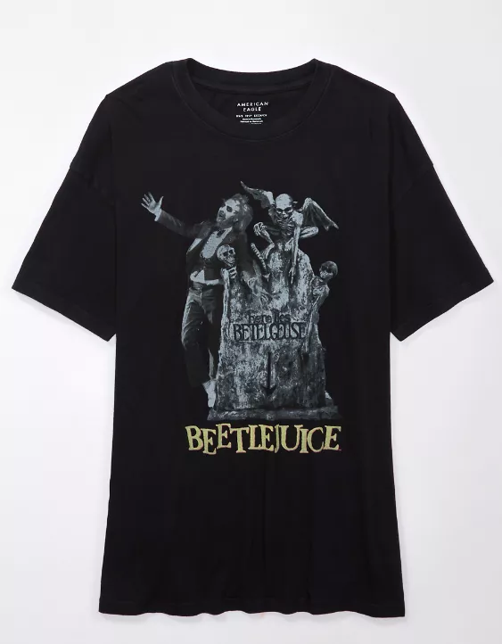 AE Oversized Beetlejuice Graphic Tee 3 AE Oversized Beetlejuice Graphic Tee - Image 3