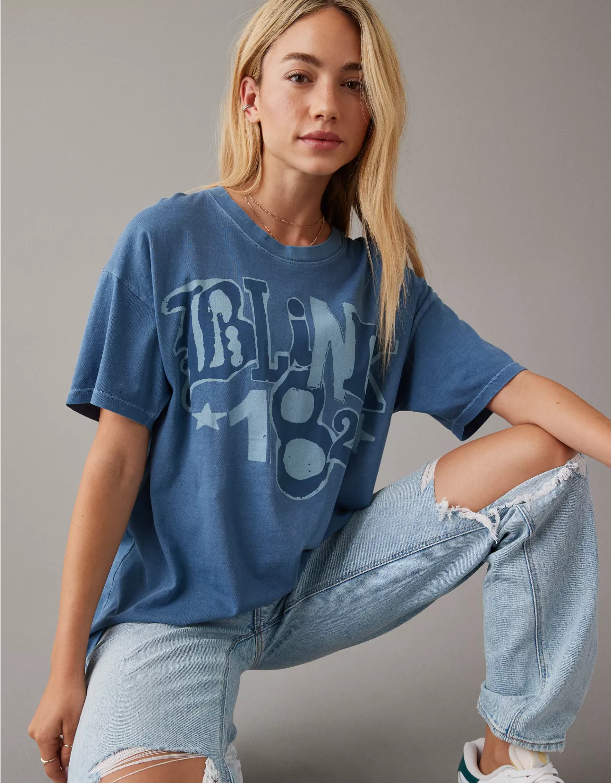 AE Oversized Blink-182 Graphic Tee 1 AE Oversized Blink-182 Graphic Tee
