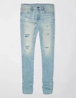 AE AirFlex+ Temp Tech Patched Stacked Jean -Soft Leaf 1113 6697 926 f