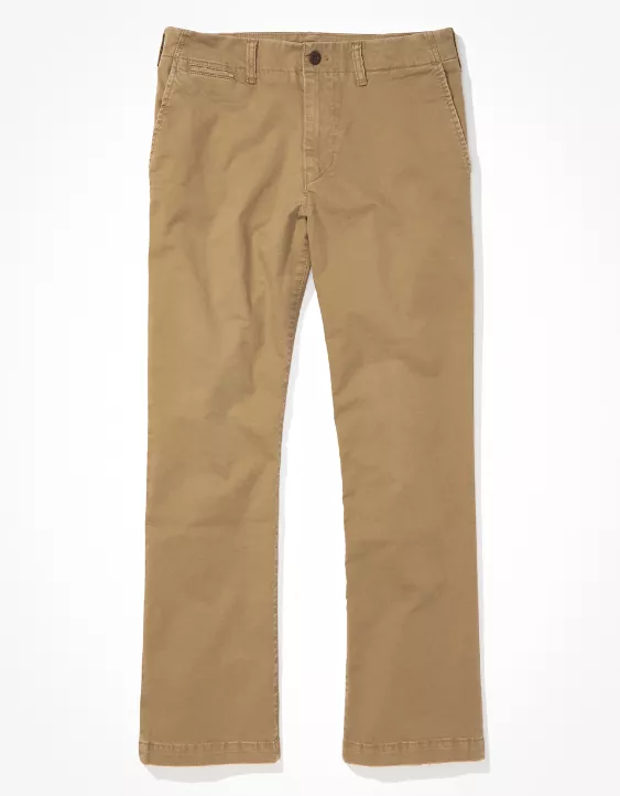 AE Flex Bootcut Lived-In Khaki Pant 3 AE Flex Bootcut Lived-In Khaki Pant - Image 3