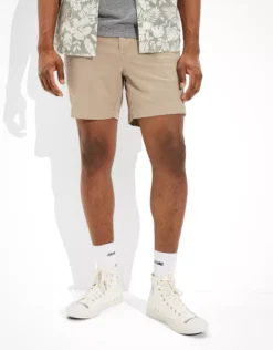 AE Flex 7" Lived-In Khaki Short