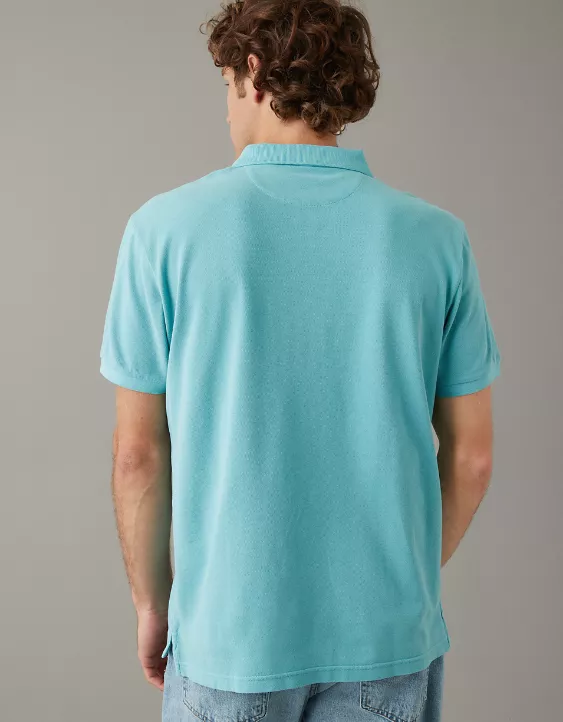 AE Super Soft Legend Pique Polo Shirt 2 AE Super Soft Legend Pique Polo Shirt - Image 2
