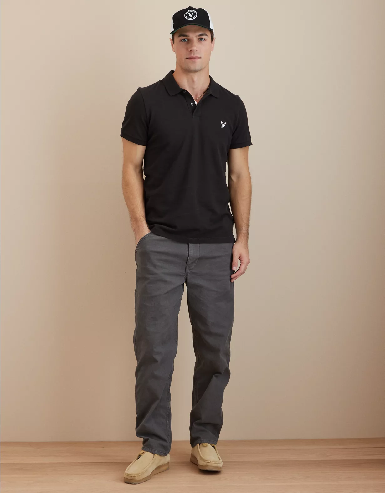 AE Super Soft Legend Slim Fit Pique Polo Shirt 1 AE Super Soft Legend Slim Fit Pique Polo Shirt