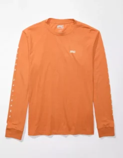 AE 24/7 Long-Sleeve Graphic T-Shirt -Soft Leaf 1182 3233 819 f