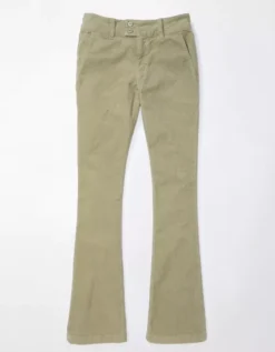 AE Stretch High-Waisted Kick Boot Corduroy Pant -Soft Leaf 1325 5002 341 f