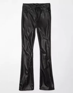 AE Stretch Vegan Leather Super High-Waisted Kick Boot Pant -Soft Leaf 1325 5010 016 f