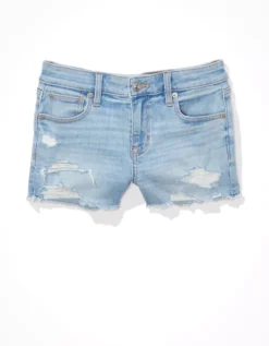 AE Ne(x)t Level Low-Rise Denim Short Short -Soft Leaf 1331 7336 466 f