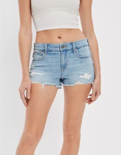 AE Ne(x)t Level Low-Rise Denim Short Short