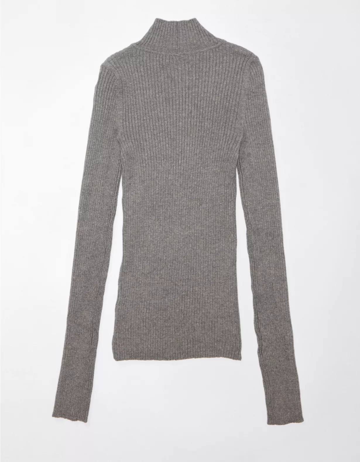 AE Ribbed Mock Neck Sweater 2 AE Ribbed Mock Neck Sweater - Image 2