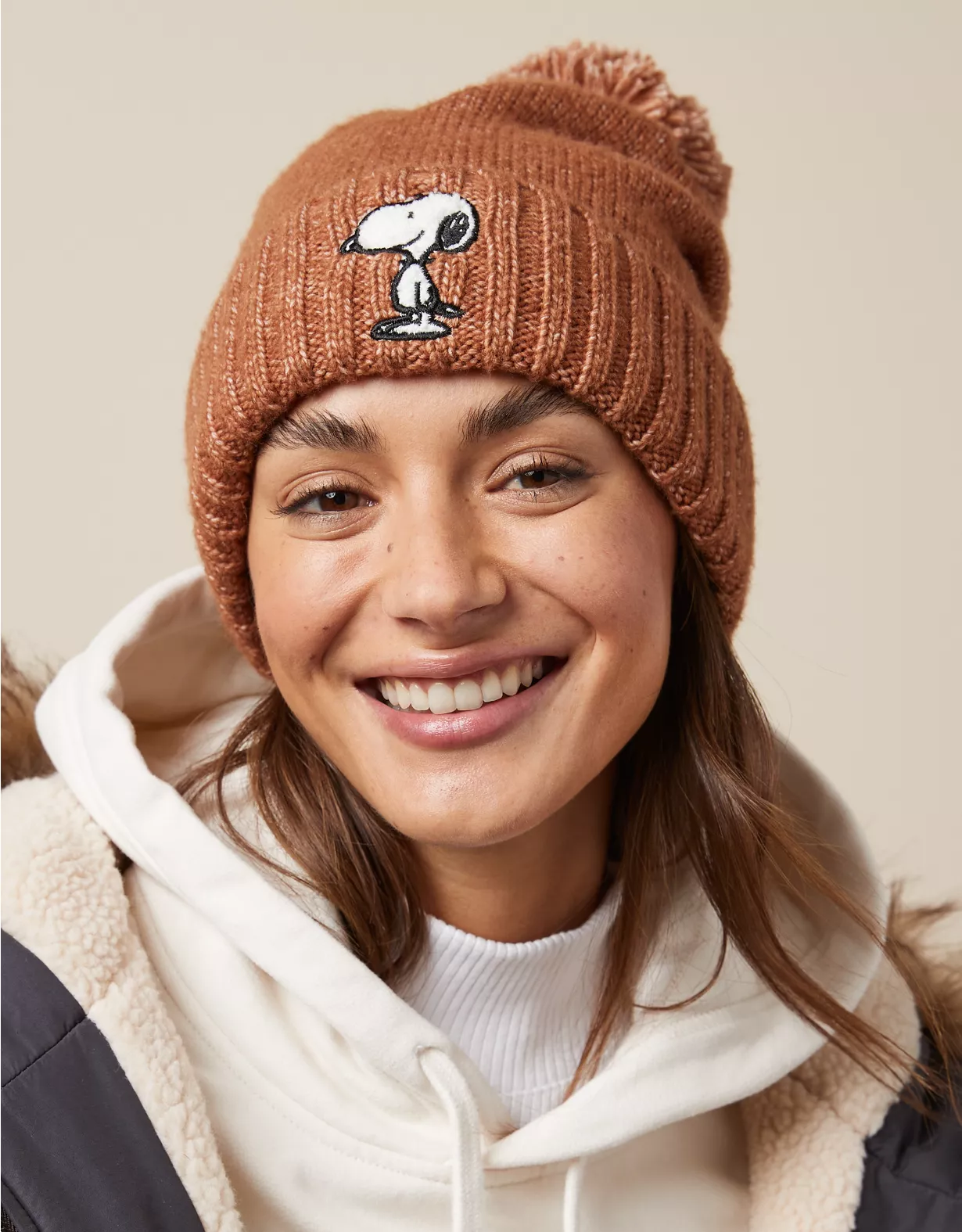 AE Peanuts Pom Beanie 1 AE Peanuts Pom Beanie