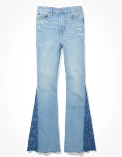 AE Ne(x)t Level Super High-Waisted Flare Jean -Soft Leaf 1436 4135 893 f