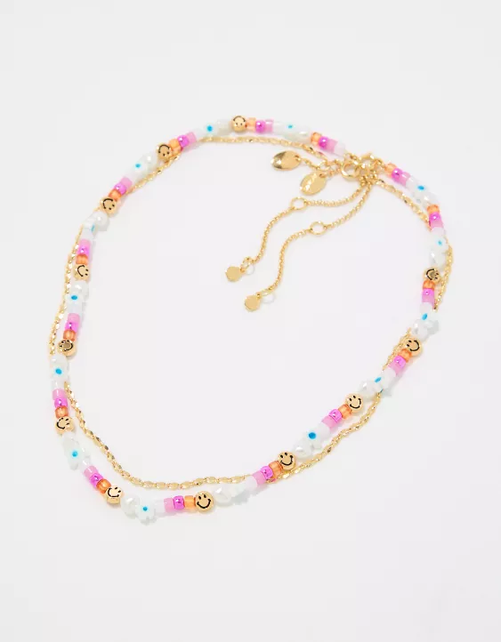 Aerie Electric Beaded Necklace Pack 2 Aerie Electric Beaded Necklace Pack - Image 2