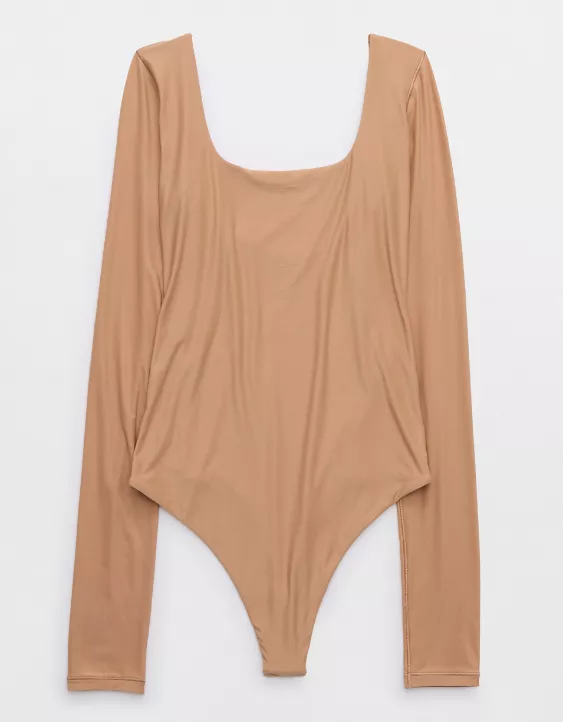 Aerie SMOOTHEZ Long Sleeve Bodysuit 3 Aerie SMOOTHEZ Long Sleeve Bodysuit - Image 3