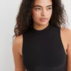 Aerie SMOOTHEZ Mock Neck Bodysuit