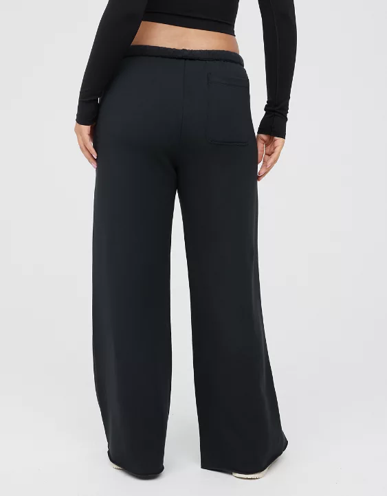 OFFLINE By Aerie OTT Fleece Super Wide Leg Pant 2 OFFLINE By Aerie OTT Fleece Super Wide Leg Pant - Image 2