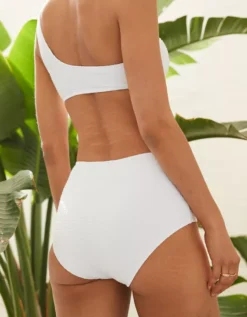 Aerie Jacquard High Waisted Bikini Bottom -Soft Leaf 1756 4877 100 ob