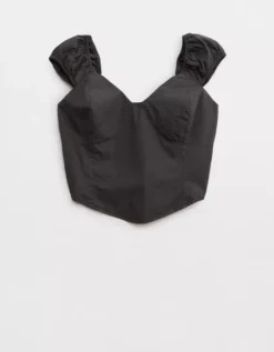 Aerie Woven Corset Top -Soft Leaf 1783 3103 005 f