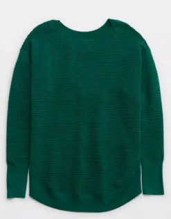 OFFLINE By Aerie Home Stretch Off The Shoulder Sweater 5 OFFLINE By Aerie Home Stretch Off The Shoulder Sweater -Soft Leaf 2166 1224 316 f