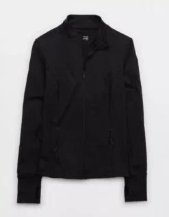 OFFLINE By Aerie The Hugger Full Zip Jacket 5 OFFLINE By Aerie The Hugger Full Zip Jacket -Soft Leaf 2168 1482 073 f