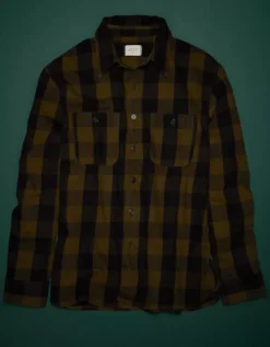 AE77 Premium Flannel Shirt -Soft Leaf 2308 2420 309 f