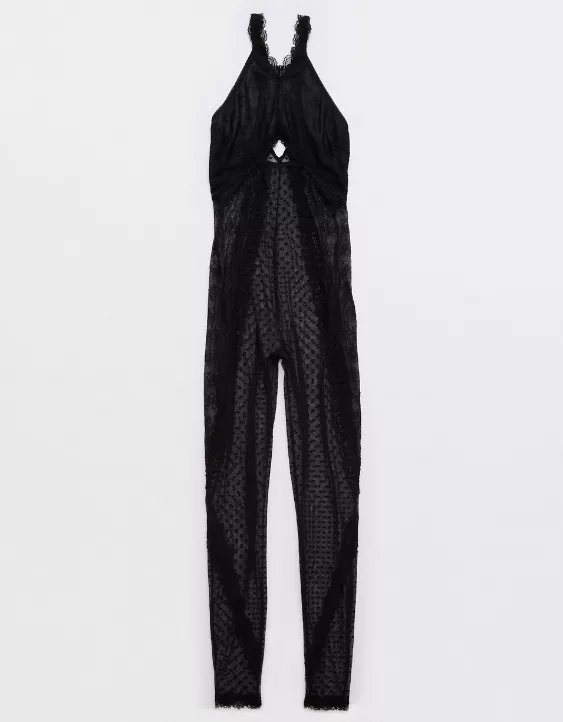 Aerie Show Off Park Picnic Lace High Neck Bodysuit 3 Aerie Show Off Park Picnic Lace High Neck Bodysuit - Image 3