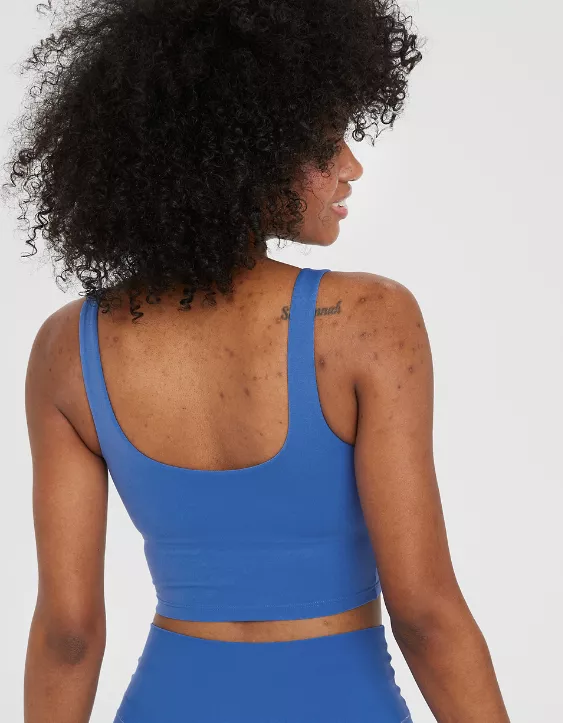 OFFLINE By Aerie Real Me Low Key Longline Sports Bra 3 OFFLINE By Aerie Real Me Low Key Longline Sports Bra - Image 3