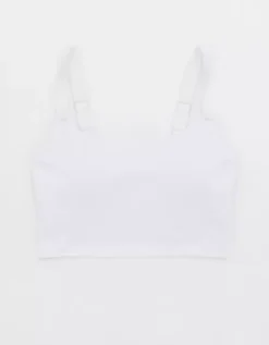 OFFLINE By Aerie The Hugger Longline Sports Bra 5 OFFLINE By Aerie The Hugger Longline Sports Bra -Soft Leaf 2698 1487 100 f