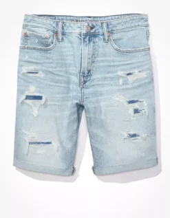 AE AirFlex+ 9" Denim Short -Soft Leaf 3131 7472 893 f