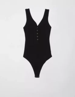 AE Sleeveless Henley Bodysuit -Soft Leaf 3171 5764 001 f