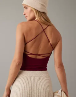 AE Strappy-Go-Lucky Cropped Tank -Soft Leaf 3171 5836 600 ob