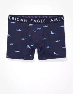 AEO Sharks 4.5" Classic Boxer Brief -Soft Leaf 3234 0028 410 f