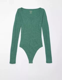 AE Long-Sleeve Bodysuit -Soft Leaf 3375 9027 300 f