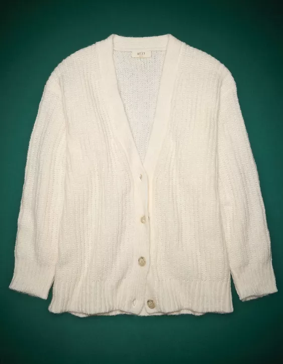AE77 Premium Mohair Boyfriend Cardigan 3 AE77 Premium Mohair Boyfriend Cardigan - Image 3