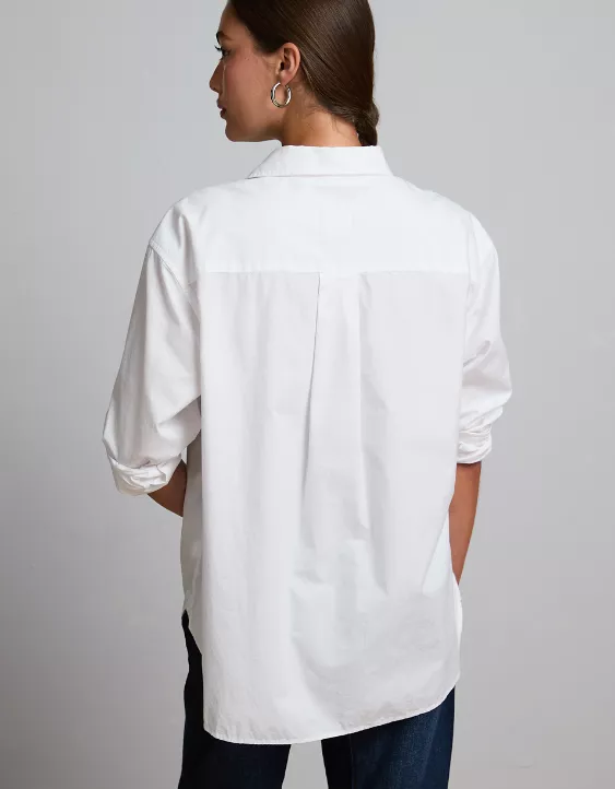 AE77 Premium Poplin Boyfriend Shirt 2 AE77 Premium Poplin Boyfriend Shirt - Image 2