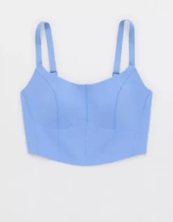 OFFLINE By Aerie Real Me Hold Up! Corset Sports Bra 5 OFFLINE By Aerie Real Me Hold Up! Corset Sports Bra -Soft Leaf 3692 1437 584 f