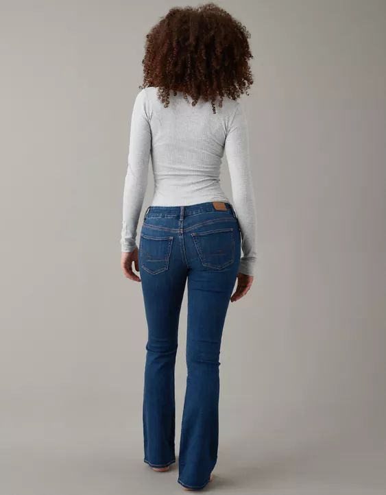AE Next Level Curvy Low-Rise Kick Bootcut Jean 2 AE Next Level Curvy Low-Rise Kick Bootcut Jean - Image 2