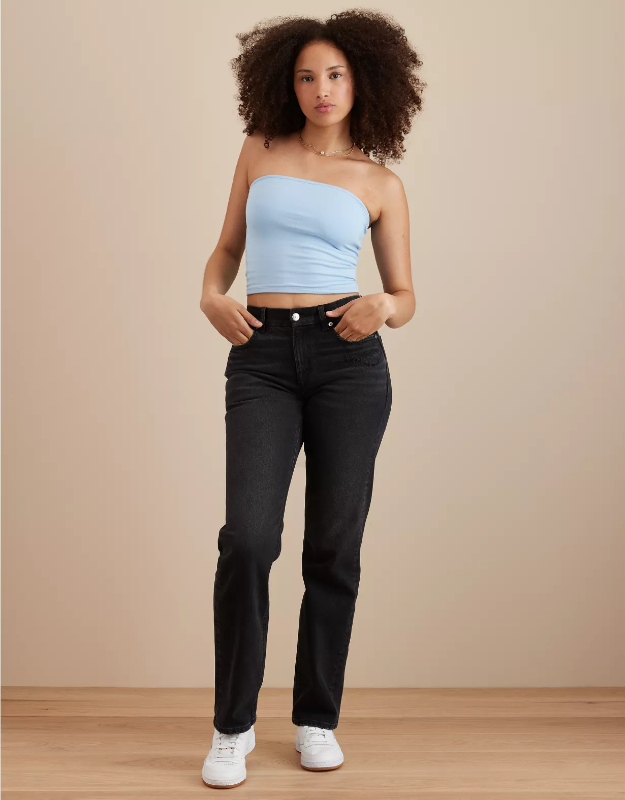AE Stretch Curvy Straight Jean 1 AE Stretch Curvy Straight Jean