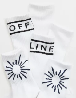 OFFLINE By Aerie Crew Sock 3-Pack