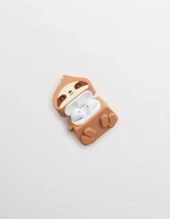Aerie Atny Silicone Sloth AirPod Case -Soft Leaf 5498 4861 200 d1