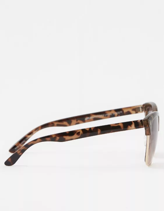 Aerie Squared Away Clubmaster Sunglasses 3 Aerie Squared Away Clubmaster Sunglasses - Image 3