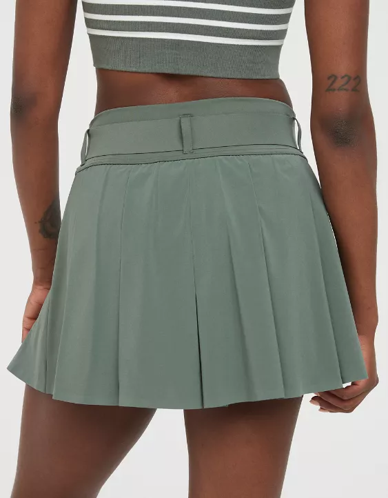 OFFLINE By Aerie Real Me Belted Pleated Skort 2 OFFLINE By Aerie Real Me Belted Pleated Skort - Image 2