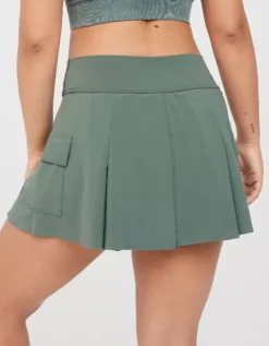 OFFLINE By Aerie Real Me Cargo Pleated Skort -Soft Leaf 6498 1274 357 ob