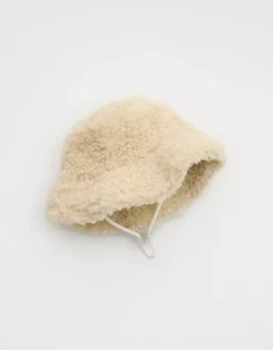 OFFLEASH By Aerie Pet Sherpa Bucket Hat -Soft Leaf 6724 1285 164 b