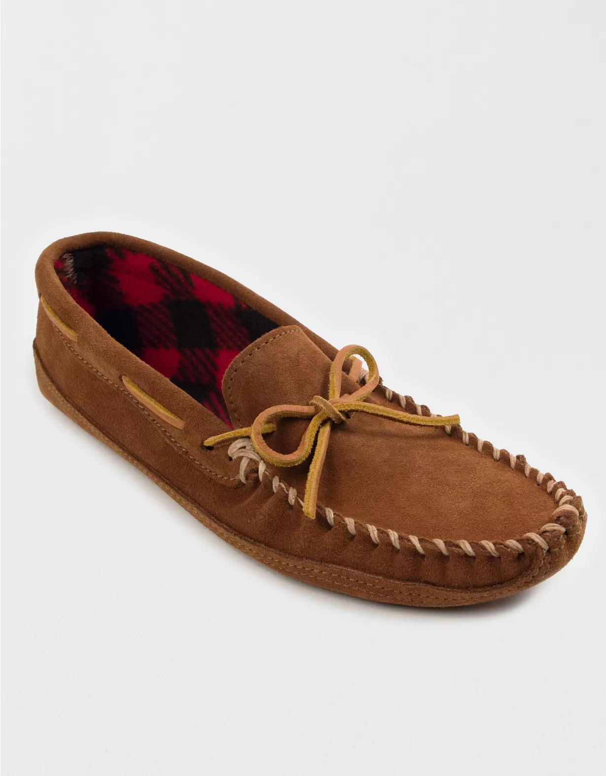 Minnetonka Men's Double Bottom Fleece Slipper 1 Minnetonka Men's Double Bottom Fleece Slipper