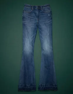 AE77 Premium High-Waisted Flare Jean -Soft Leaf 7302 4563 914 f