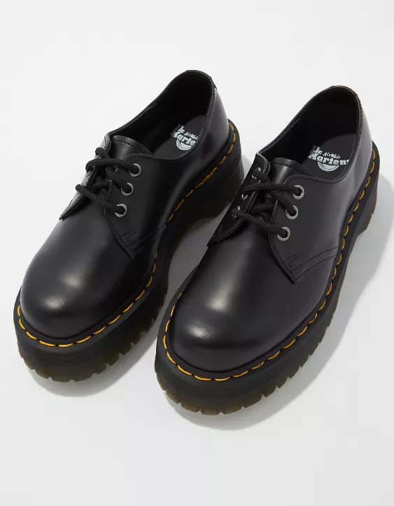 Dr. Martens Women's 1461 Smooth Leather Platform Shoe 2 Dr. Martens Women's 1461 Smooth Leather Platform Shoe - Image 2