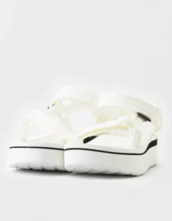 Teva Women's Flatform Universal Mesh Print Sandal -Soft Leaf 7413 4673 100 d1