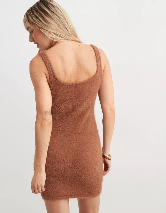 Aerie Fuzzy Sweater Dress 2 Aerie Fuzzy Sweater Dress - Image 2