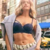 Aerie Show Off Balconette Rooftop Garden Lace Bra