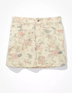AE Super High-Waisted Floral Mini Skirt -Soft Leaf 9332 4598 106 f